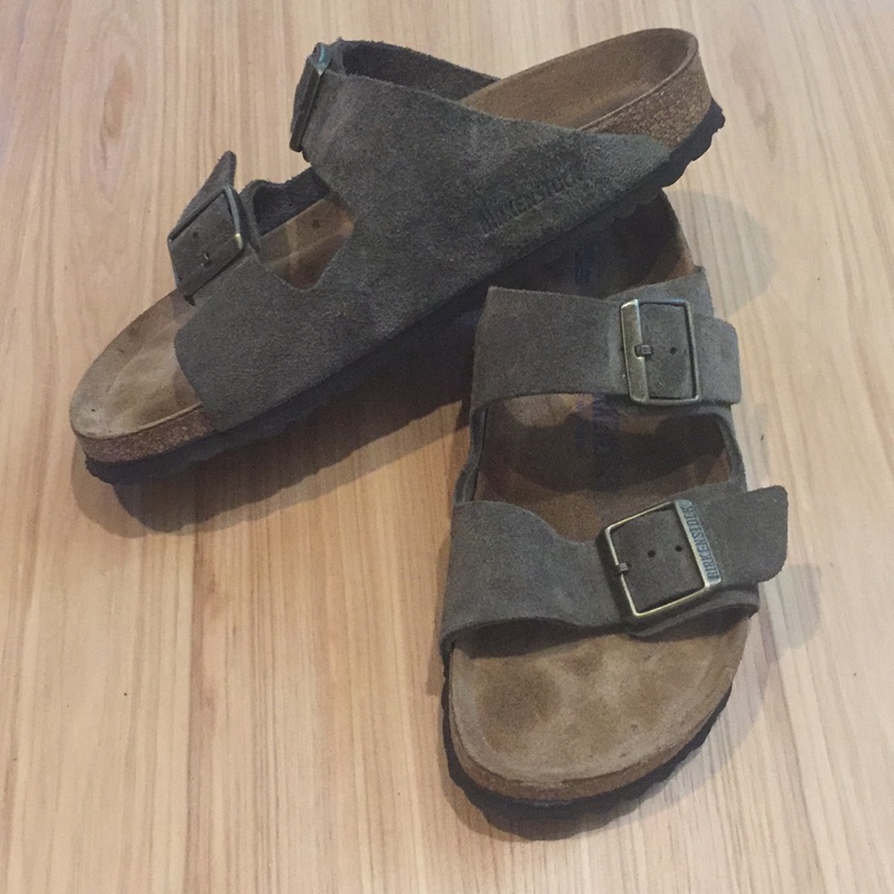 Suede soft footbed Arizona Birkenstock - 39N